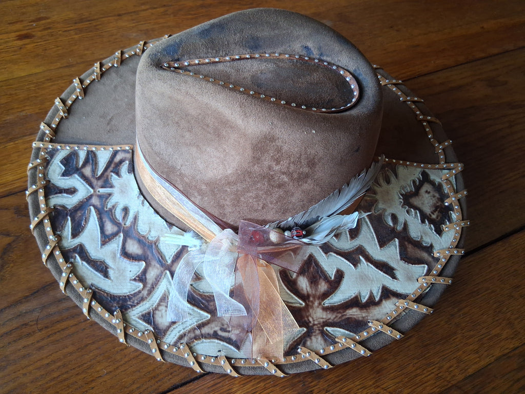 Pre-Made Engraved Boho Hats