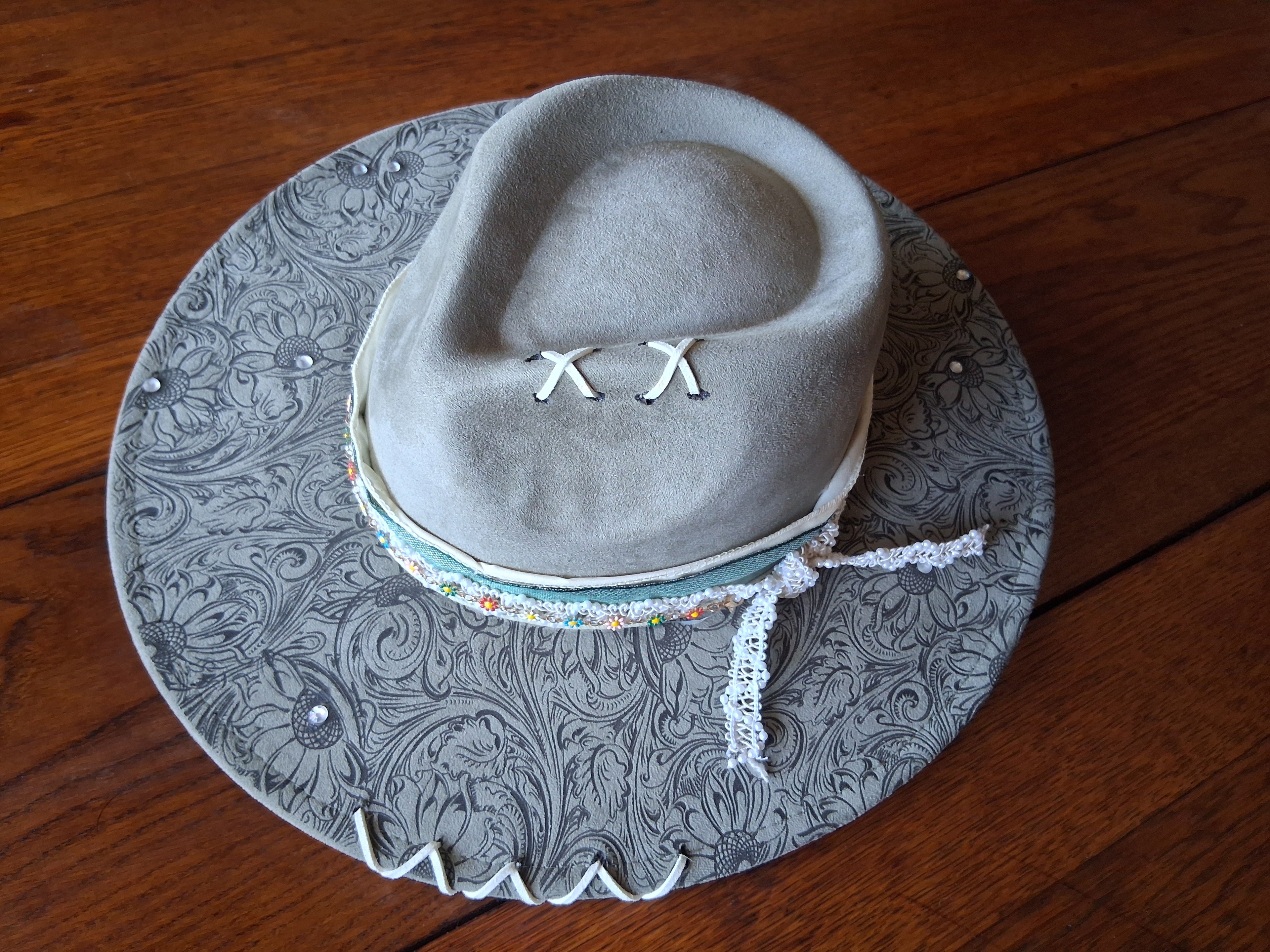 Pre-Made Engraved Boho Hats