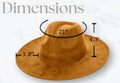 Vegan Suede Boho Hat Blanks